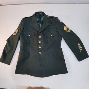 Vintage U.S. Army Airborne Service Dress Coat Size 50R